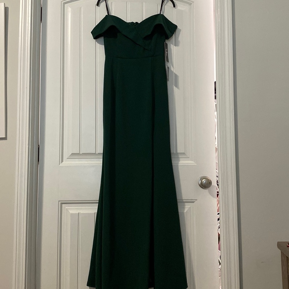 Green formal dress